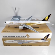 B-models 1: 200 Singapore Airlines B777-200 9V-SQA 50th Anniversary Metal Model