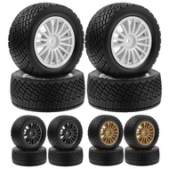 4pcs 78MM 1/10 RC Rally Off-Road Buggy Tires Wheel 12mm Hex for 1/10 Off-Road RC Car HSP 94177 HPI W