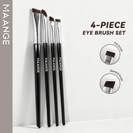 MAANGE 4Pcs Eye Makeup Brushes Eyeshadow Brush Eyeliner Brush Eyebrow Brush Eyebrow Brush High-Quali