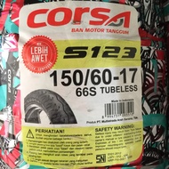 2025 Corsa S123 tyre tubeless 150/60-17 Year 2025