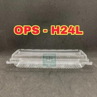 TAPAU - GO - 24L OPS - H24L [ 50pcs± ] Plastic Tray with Lock Bakery Disposable Plastic Clear Food B