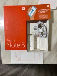 紅米Note 5 手機盒連說明書 cover only