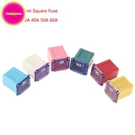 Cheesenm Square Fuse58V 20A 25A 30A 40A 50A 60A Automotive Car Fuse 16*12*10mm SG