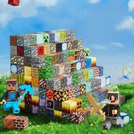 Children's Magnetic Building Blocks World Volume Blocks+ 4 DIY Models Children Educational Toys