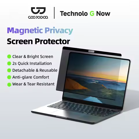 Reusable magnetic anti-peeping protector For MacBook Pro 15.3 2023 Air 15 2024 For MacBook Air 13.6 