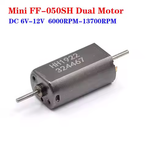DC 12V HO Scale Model Railway Trains Micro Mini FK-055 Motor 5-pole Rotor High Speed Engine 1.5mm Du