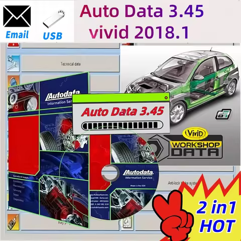 Auto Data 3.45 Car Software + vivid HAY/NES/PRO 2018 AtrissStakis Technik Workshop DATA Multi langua