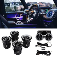Car Accessories 8/64Color LED Dashboard AC Air Condition Vent Outlet Turbo For Mercedes Benz G Class