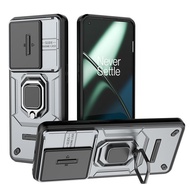 For Oneplus 11 5G Case Slide Camera Shockproof Armor Phone Case For OnePlus 11 5G OnePlus11 6.7" Magnetic Holder Ring Back Cover