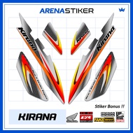 KIR01c Sticker Striping Sticker Honda Kirana 125 NCX Dream 125 Retro Gradient Racing Motif Variation