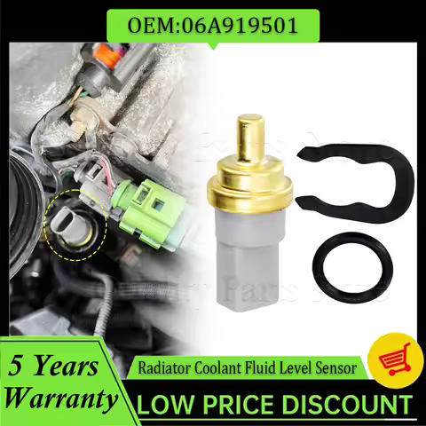 A Set Engine Coolant Temperature Sensor With O-ring 06A919501A For Audi A3 A4 A5 A6 VW GOLF Seat Sko