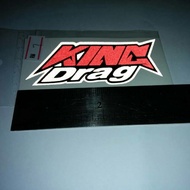 Stiker motor king drag reflects