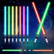2pcs Laser Lightsaber LED Light Up Sword Light Saber Sword with Sound Effects Boy Gril Toys Sword Co
