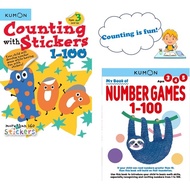 Kumon Math Skill Book of  Counting 1 to 100 and Number Games (Age 3 and up)