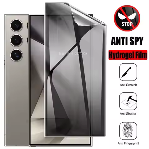 Privacy Hydrogel Film For Samsung Galaxy S24 Ultra Anti Spy Screen Protector Film S24+ S24Plus S23+ 