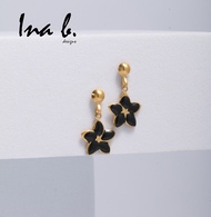 Ina B. Designs - The Allirea - US 10K Gold Drop Earrings Non-Tarnish Hypoallergenic