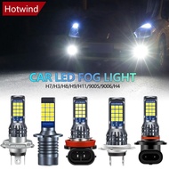 HOTWIND 1PC H1/H11/H4/9005/9006/H3/H7 Car LED Fog Light Bulbs 24SMD 20W Alloy Lights 12V-24V Replace