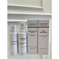 COMBO SKINCARE FOR ACNE & SENSITIVE (DERMZEN GENTLE CLEANSER AHA BHA 100 ML + DERMZEN BRIGHTENING AC