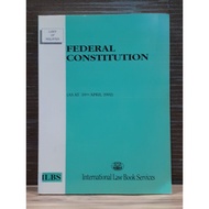 (248) 💥 Buku Preloved & Vintage 🔥Murah🔥ILBS : Federal Constitution