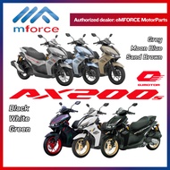 QJ MOTOR AX200S AX200 BODY COVER SET WITH STRIPE SIAP STICKER COLOR PARTS ORIGINAL QJ MOTOR