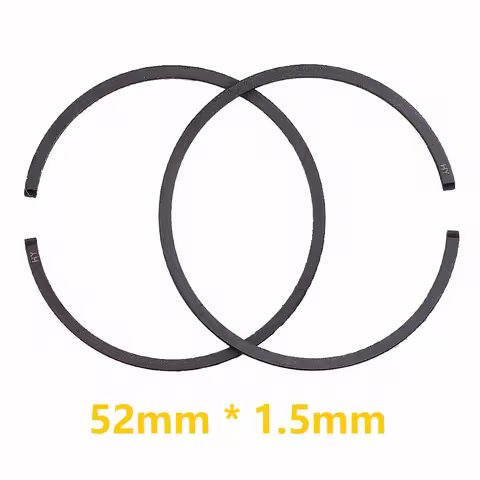 2pcs/lot 52mm x 1.5mm Piston Ring Fit STIHL 038 050 051 MS380 MS381 TS510 Chainsaw Concrete Saws EFC