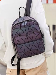 夜光鐳射 背包/ 潮流背包 / 幾何菱格 背囊/ The Luminous Backpack / Geometric Backpack / Geometric Luminous Backpack Fa