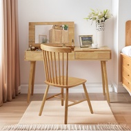 Dresser Japanese Style Influencer Dresser Solid Wood Bedroom Small Apartment Log Color Flip Dresser 