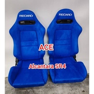 SR4 Recaro Sports Bucket Seat Alcantara Blue Thailand Seat
