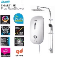 Alpha Water Heater Smart 18E Rain Shower Plus White