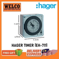 HAGER ANALOGUE TIMER 240V SPRING RESERVE [EH711] 100% ORIGINAL PRODUCT!!!