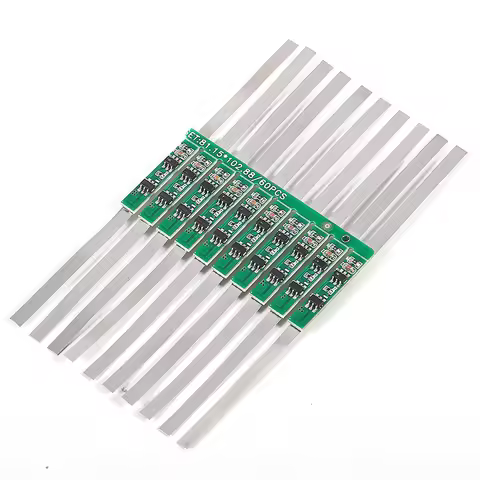 10pcs 3A BMS PCM Battery Protection Board For 3.7V 18650 Li-ion Lithium Battery W/ Solder Be JB Over