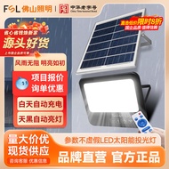 FSL Foshan Lighting Foshan Lighting Solar Flood Light Street Light Outdoor Waterproof Remote Control