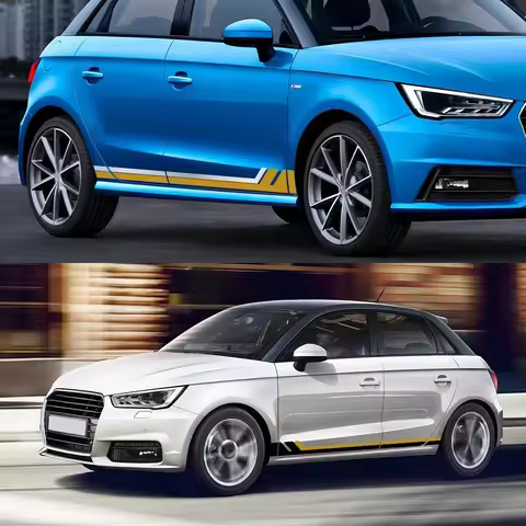 For Audi A1 8X GB 8XF 8XA GBA Sportback Quattro Ego E-Tron Urban Car Vinyl Sticker Side Door Racing 