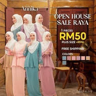 ADEL Annika Baju Kurung Moden Muslimah Dewasa Premium Satin Airflow Lace Koleksi Raya 2024 Clothing 