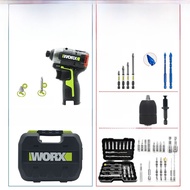 Worx WU132 ไขควงไฟฟ้าลิเธียมไร้แปรงถ่านเครื่องมือไฟฟ้าสว่านมือขนาดกะทัดรัดสําหรับฮาร์ดแวร์และประเภทเ