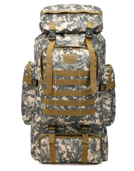 80L Military Large Backpack Outdoors Hiking Camping Bag Travel Rucksack Beg Besar Mendaki Beg Perkhe