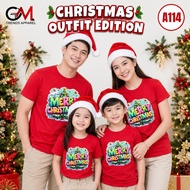 GMTREND-A114|Family T-shirts Outfit for Christmas High Quality New year outfit of the year OOTD