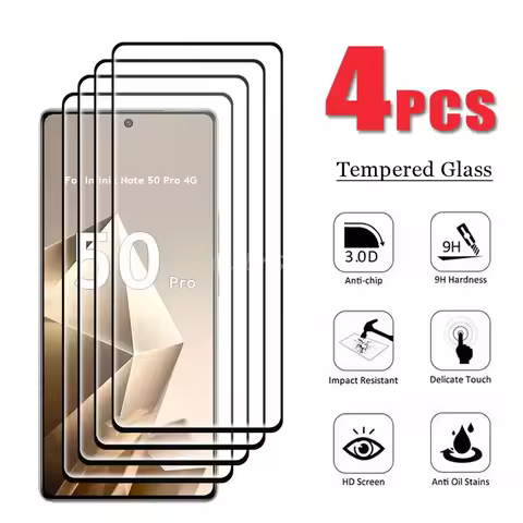 For Infinix Note 50 Pro 4G Glass Screen Protector HD Film Infinix Note 50 Pro 4G Tempered Glass Film