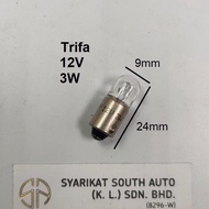 12V 3W Bulb BA9s 112 Trifa 4038 Bulb Indicator Bulb Parking Bulb Light Bulb Side Turn Signal Number 