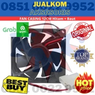 12 CM BLACK CASING FAN + BOLT