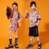 【tuhui001.my】 Children's Day Cheerleading Costume Chinese Street Dance Performance Elementary School