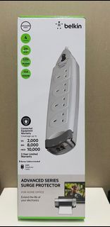 Belkin Advanced Series 4位 拖板 2M 防鐳保護器