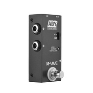 M-VAVE ABY-AB Line SelectorMini Guitar Effect Pedal True Bypass Guitar Bass Pedal AB Box - ABY Chann