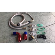 EPMAN -For Toyota Supra 1JZGTE 2JZGTE 1JZ/2JZ Single Turbo Oil Feed Line Flange Kit