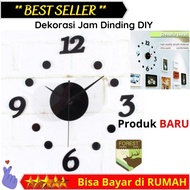 [ PROMO COD ] Taffware Jam Dinding DIY Giant Clock Creative Design 30cm DIY / Dekorasi Jam Dinding Custom Hiasan Ruang Kerja Tamu Rumah Dapur / Jam Dinding ukuran besar 30 cm Penghias Ruangan