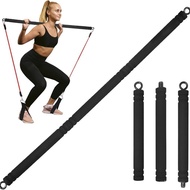 Pilates Deep Multifunctional Power Bar Three-Section Arm Strength Training Home Yoga Fitness Bar Pil