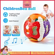 Baby Fun Soft Rubber Fitness Ball Baby Educational Toy Ball Educational Hand Grasp Ball for 0-12 Mon