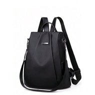 Fashionable Casual Nylon Backpack, Versatile College Student Bookbag For Women, School Backpackback 