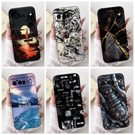 For Google Pixel 6 Pro Pixel6 New Fashion Dusk Beach Painting Casing Google Pixel 6 6 Pro Black Sili