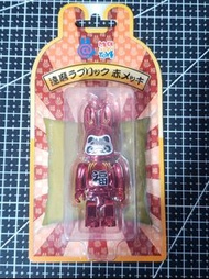 2022.4更新 全新  電鍍 紅色 達摩 rabbrick 兔耳 r@bbrick medicomtoy be@rbrick bearbrick 100% 熊仔 隱藏 絕版 擺設 裝飾 玩具 積木 